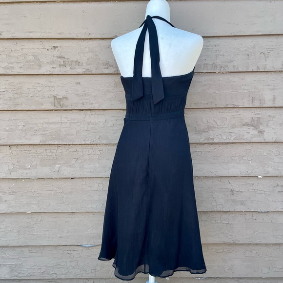 WHBM silk halter dress with lace detailing! - Picture 4 of 7